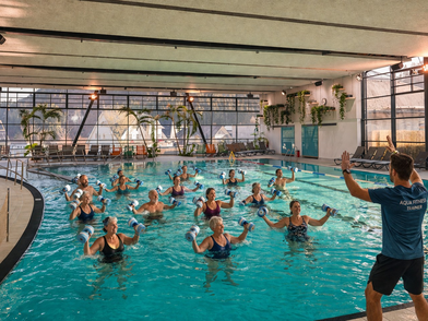 Aqua-Fitness Wassergymnastik im Solebad des Lagunen-Erlebnisbades